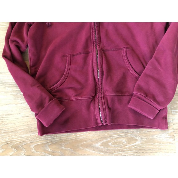 Harley Davidson Women's Zip Up Hoodie Burgandy Wine Size Medium - Picture 5 of 11